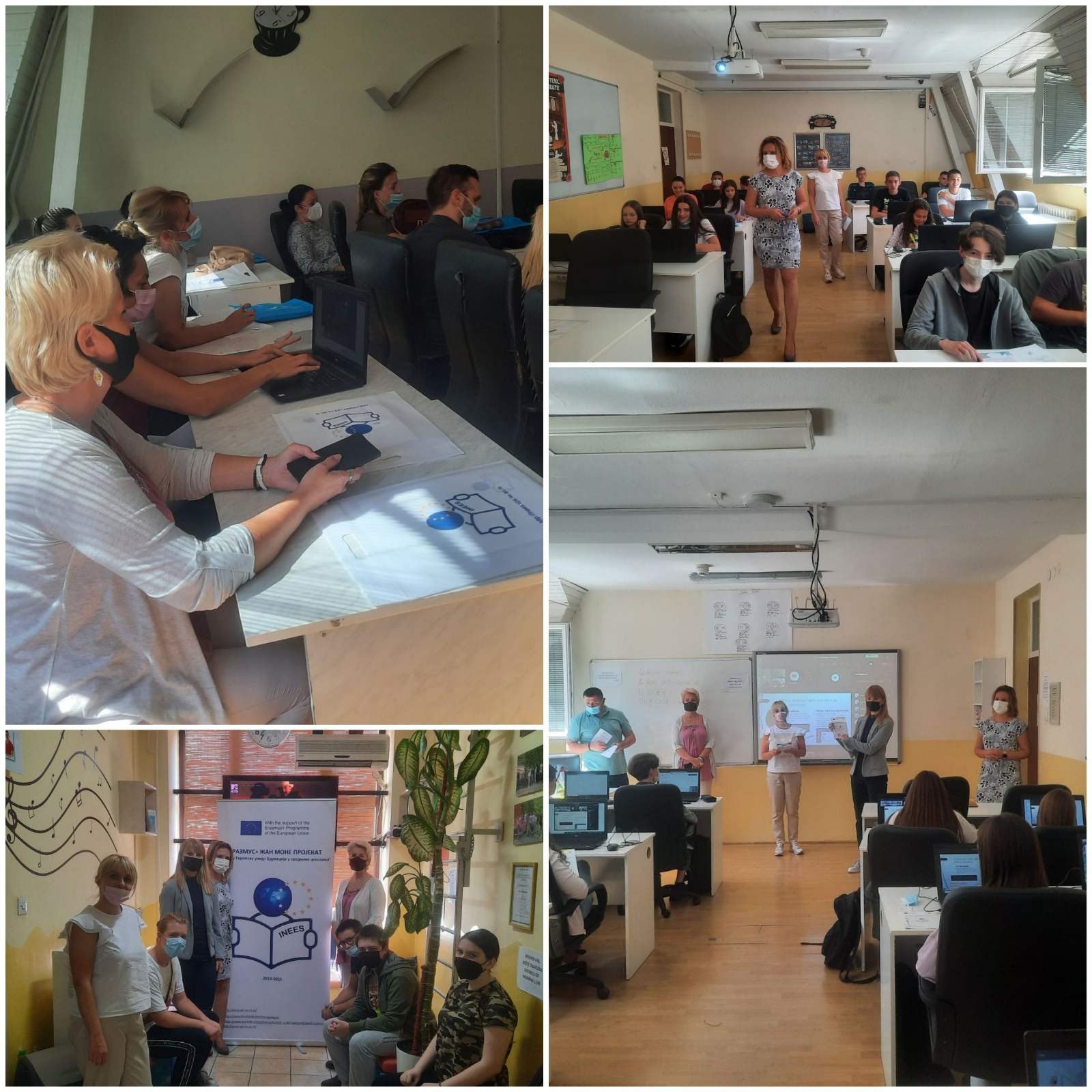 Seminar za nastavnike pod nazivom „Na putu ka Evropskoj uniji – izazovi i mogućnosti“ i EU Info dani za učenike u Računarskoj gimnaziji „Smart“ u Novom Sadu.
