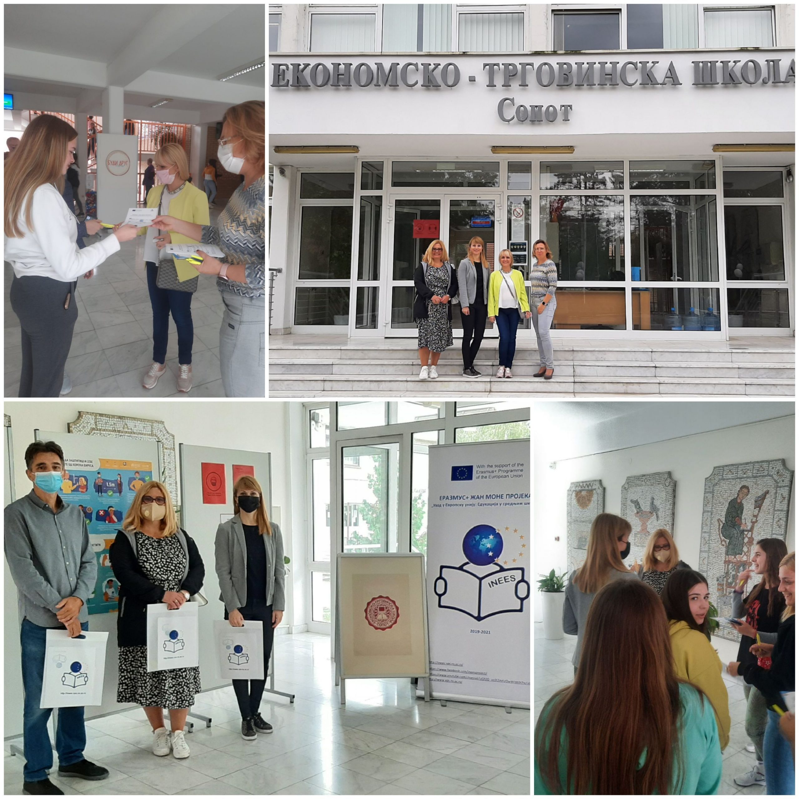 Seminar za nastavnike pod nazivom „Na putu ka Evropskoj uniji – izazovi i mogućnosti“ i EU Info dani za učenike u Ekonomsko-trgovinskoj školi u Sopotu